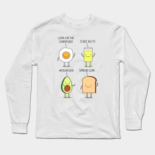 Wholesome breakfast Long Sleeve T-Shirt